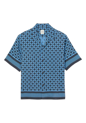 SANDRO cross-motif shirt - Blue