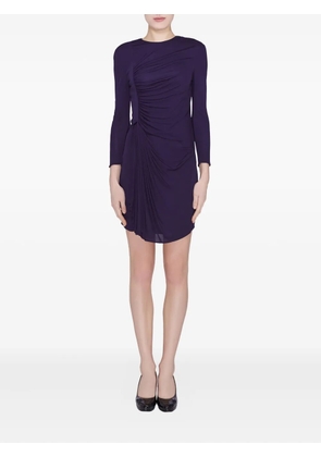 3.1 Phillip Lim pre-owned draped mini dress - Purple