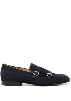 Scarosso Ernesto suede monk shoes - Blue
