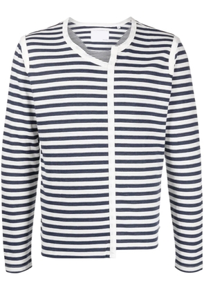 Private Stock asymmetric striped T-shirt - Blue