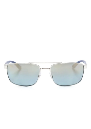 Ray-Ban RB3737CH rectangle-frame sunglasses - Blue