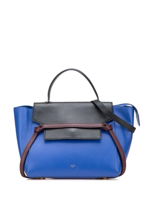 Celine Pre-Owned 2014 Mini Tricolor Smooth Calfskin Belt Bag satchel - Blue
