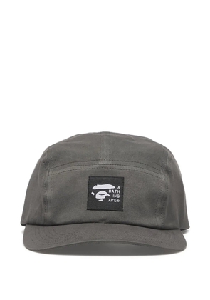A BATHING APE® logo-patch hat - Grey