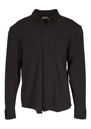 FAHERTY buttoned chest-pocket shirt - Brown