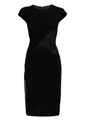 Givenchy panelled crepe midi dress - Black