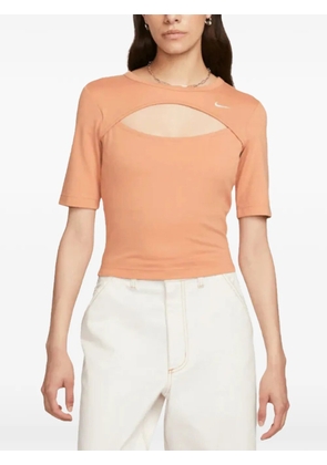 Nike NSW Essential cut-out logo T-shirt - Orange