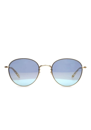 Garrett Leight Paloma round-frame sunglasses - Gold