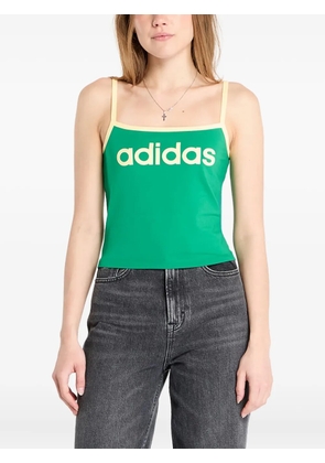 adidas logo tank top - Green