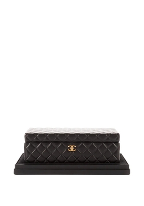 CHANEL Pre-Owned leather jewellery case - Black