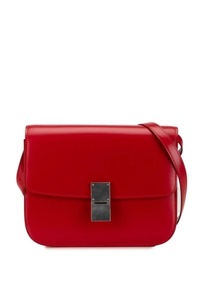 Celine Pre-Owned 2019 Medium Calfskin Classic Box crossbody bag - Red