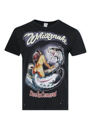MadeWorn whitesnake band-print T-shirt - Black