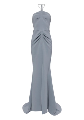 Maticevski halterneck maxi dress - Green