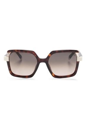 Etnia Barcelona Sarria square-frame sunglasses - Brown