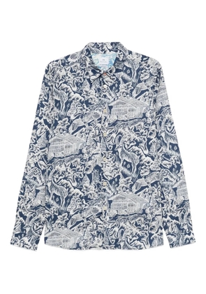 PS Paul Smith printed shirt - Blue
