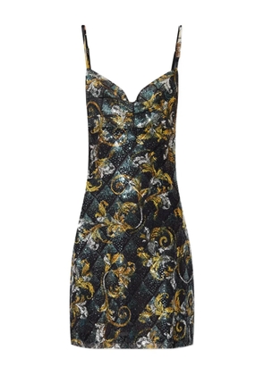 Versace Jeans Couture sequin-embellished dress - Black