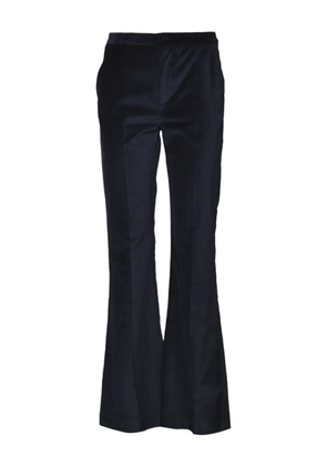 Merci flared pressed-crease trousers - Blue