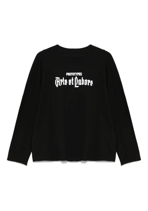 PROTOTYPES logo-print T-shirt - Black