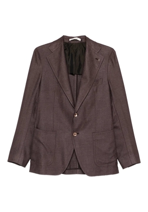 Tagliatore flap-pocket blazer - Brown