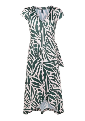 Lygia & Nanny Falcao V-neck midi dress - Green