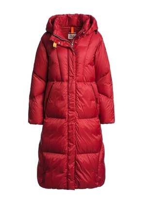 Parajumpers hooded quilted down coat - Red