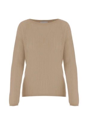 Allude crew-neck sweater - Neutrals