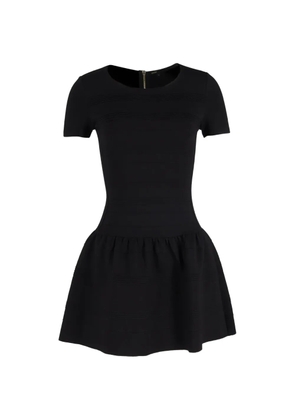 Maje peplum mini dress - Black