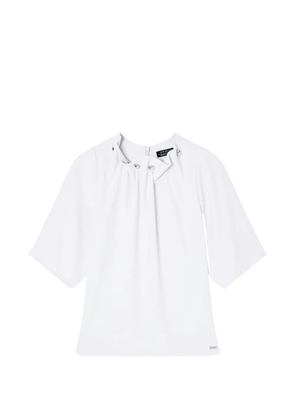 Armani Exchange short-sleeve blouse - Neutrals
