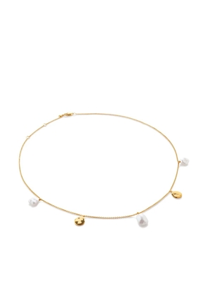 Monica Vinader Capri pearl-embellished necklace - Gold