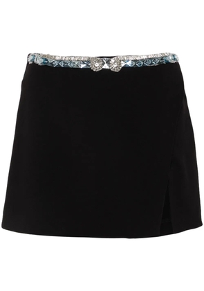 Loulou crystal-embellished skirt - Black