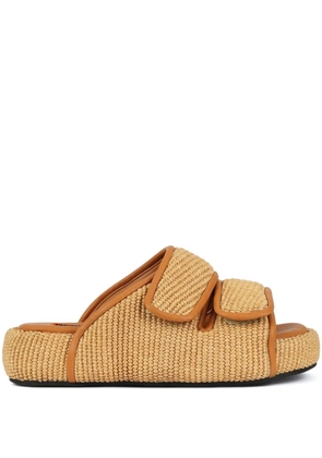 Simon Miller Raffia Cro slides - Neutrals