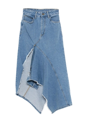 Monse twisted denim skirt - Blue