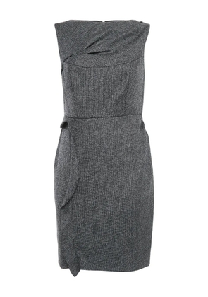 Valentino Garavani Pre-Owned draped tweed dress - Black