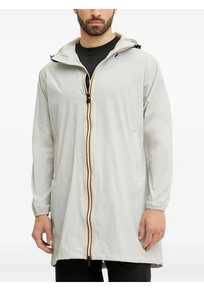 K-Way hooded zip-front jacket - Neutrals
