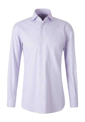Atelier Munro buttoned check dress shirt - Purple