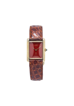 Cartier pre-owned Tank Vermeil17mm - Red
