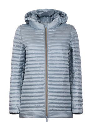Save The Duck Alexa quilted hooded coat - Blue