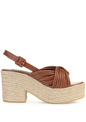 Sergio Rossi Sr Akida espadrilles - Brown