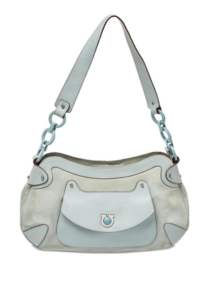 Ferragamo Pre-Owned 2023 suede shoulder bag - Neutrals