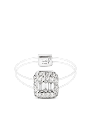 Persée 18K white gold diamond ring - Silver