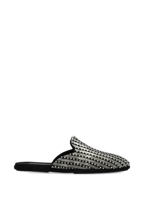 Dolce & Gabbana stone-embellished mules - Black