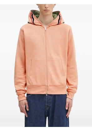A BATHING APE® shark-motif zip-up hoodie - Pink