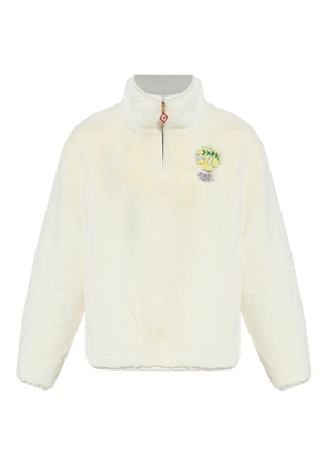 Casablanca half-zip sweatshirt - White