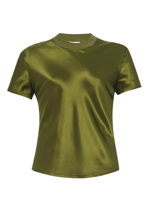 Rosetta Getty satin-finish T-shirt - Green