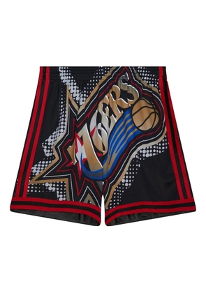 Mitchell & Ness Philadelphia 76ers Big Face 7.0 shorts - Black