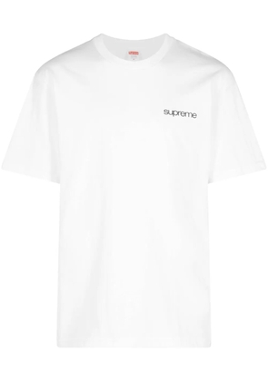 Supreme logo-print cotton T-shirt - White