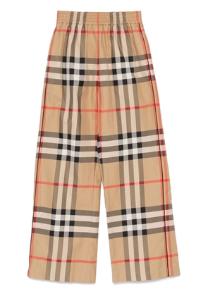 Burberry Vintage Check cotton trousers - Neutrals