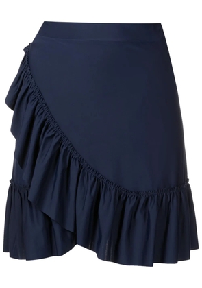 Lygia & Nanny Laurita ruffled-hem skirt - Blue