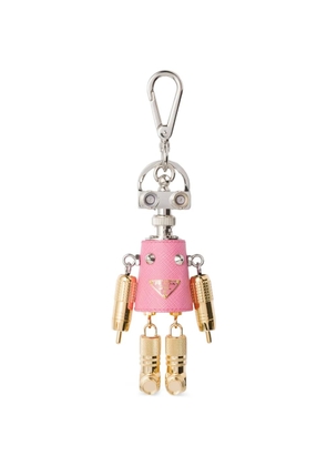 Prada robot charm keyring - Pink