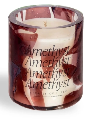 Stories of Italy Amethyst scented candle - Red