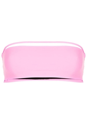 Gloria Coelho string-detail two-piece bikini top - Pink
